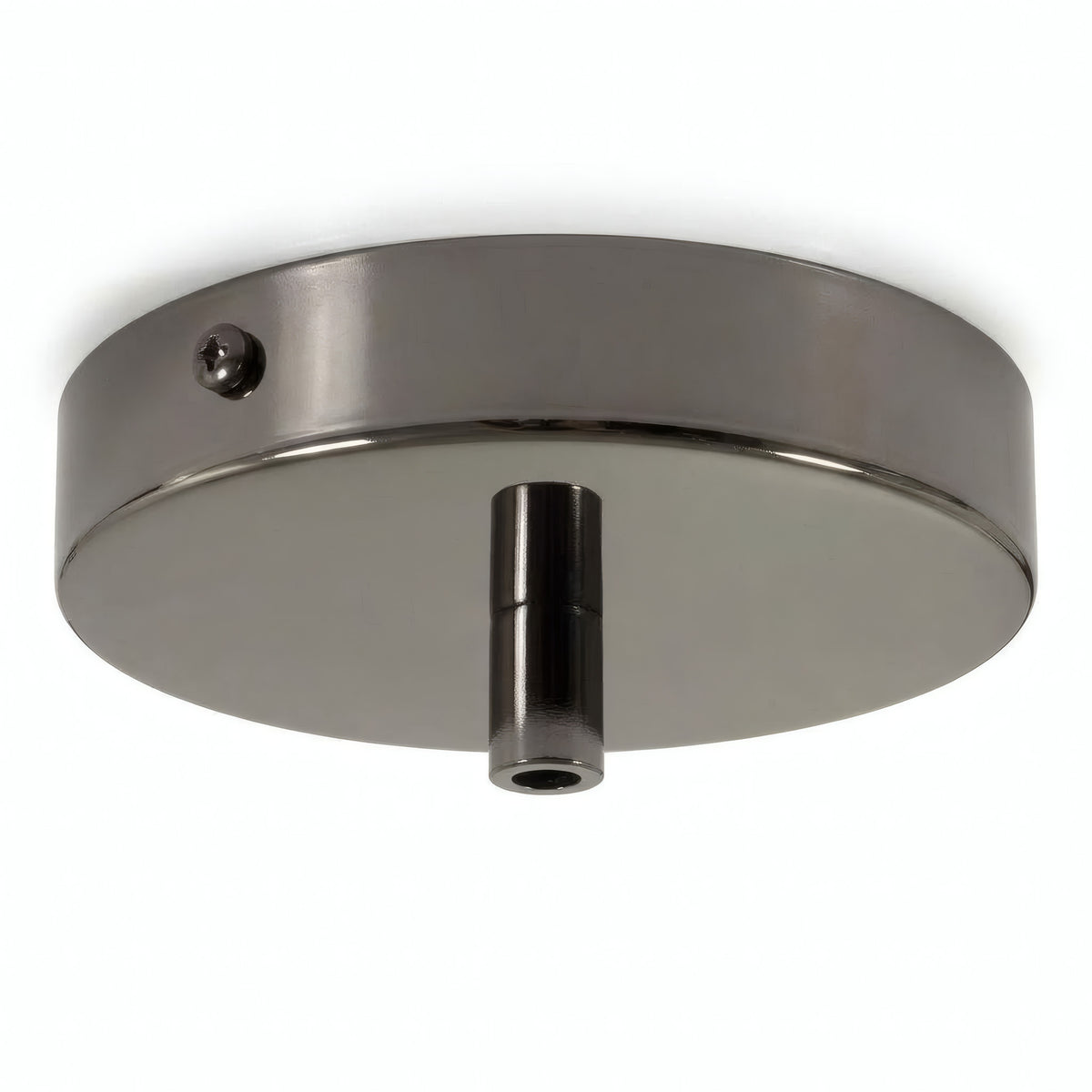 Rozeta cylindryczna z metalu, Ø 120 mm — Cylindryczny metalowy / Czarna perła