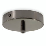 Rozeta cylindryczna z metalu, Ø 120 mm — Cylindryczny metalowy / Czarna perła