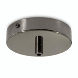 Rozeta cylindryczna z metalu, Ø 120 mm — Cylindryczny metalowy / Czarna perła