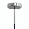 Rozeta cylindryczna z metalu z dławikiem 15 cm — Chrom