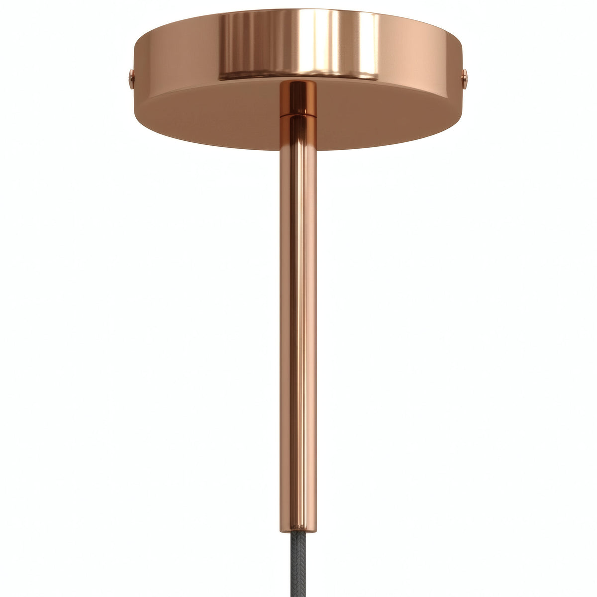 Rozeta cylindryczna z metalu z dławikiem 15 cm — Miedź