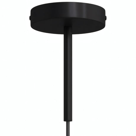 Rozeta cylindryczna z metalu z dławikiem 15 cm — Czarny