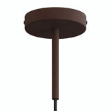 Rozeta cylindryczna z metalu z dławikiem 15 cm — Rdza
