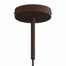 Rozeta cylindryczna z metalu z dławikiem 15 cm — Rdza