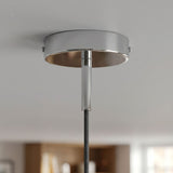 Rozeta cylindryczna z metalu z dławikiem 7 cm — Chrom