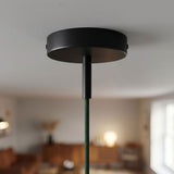 Rozeta cylindryczna z metalu z dławikiem 7 cm — Czarny