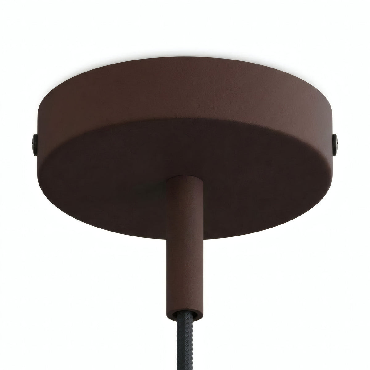 Rozeta cylindryczna z metalu z dławikiem 7 cm — Rdza