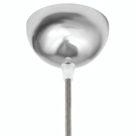 Rozeta półkulista z metalu, Ø 100 mm — Chrom