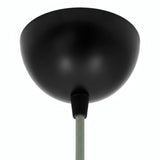 Rozeta półkulista z metalu, Ø 100 mm — Czarny