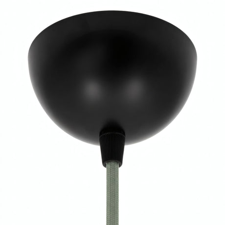 Rozeta półkulista z metalu, Ø 100 mm — Czarny