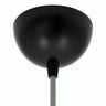 Rozeta półkulista z metalu, Ø 100 mm — Czarny