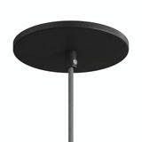 Rozeta podtynkowa licowana z sufitem, Ø 126 mm — Czarny