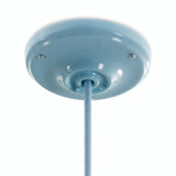 Porcelanowa rozeta z zestawem mocującym, Ø 105 mm — Lazurowy