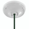 Porcelanowa rozeta z zestawem mocującym, Ø 105 mm — Biały