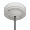 Minimalistyczna porcelanowa rozeta, Ø 100 mm — Biały