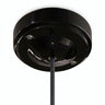 Minimalistyczna porcelanowa rozeta, Ø 100 mm — Czarny