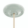 Porcelanowa rozeta z zestawem mocującym, Ø 105 mm — Szałwiowy