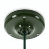 Porcelanowa rozeta z zestawem mocującym, Ø 105 mm — Zielony