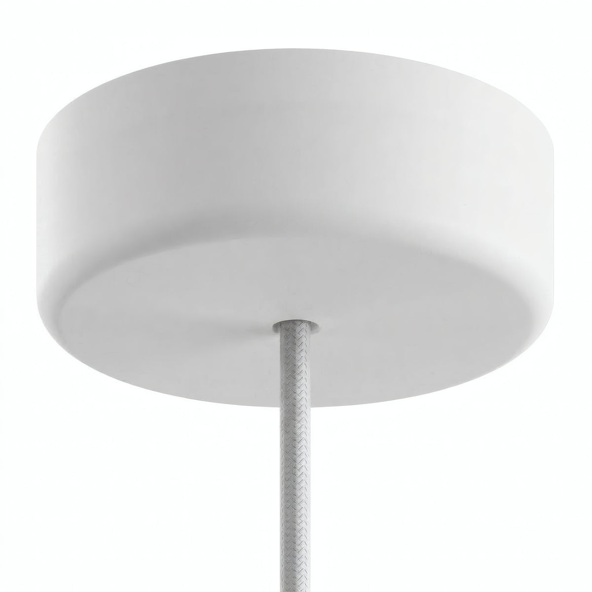 Silikonowa rozeta zewnętrzna IP65, Ø 125 mm — Biały