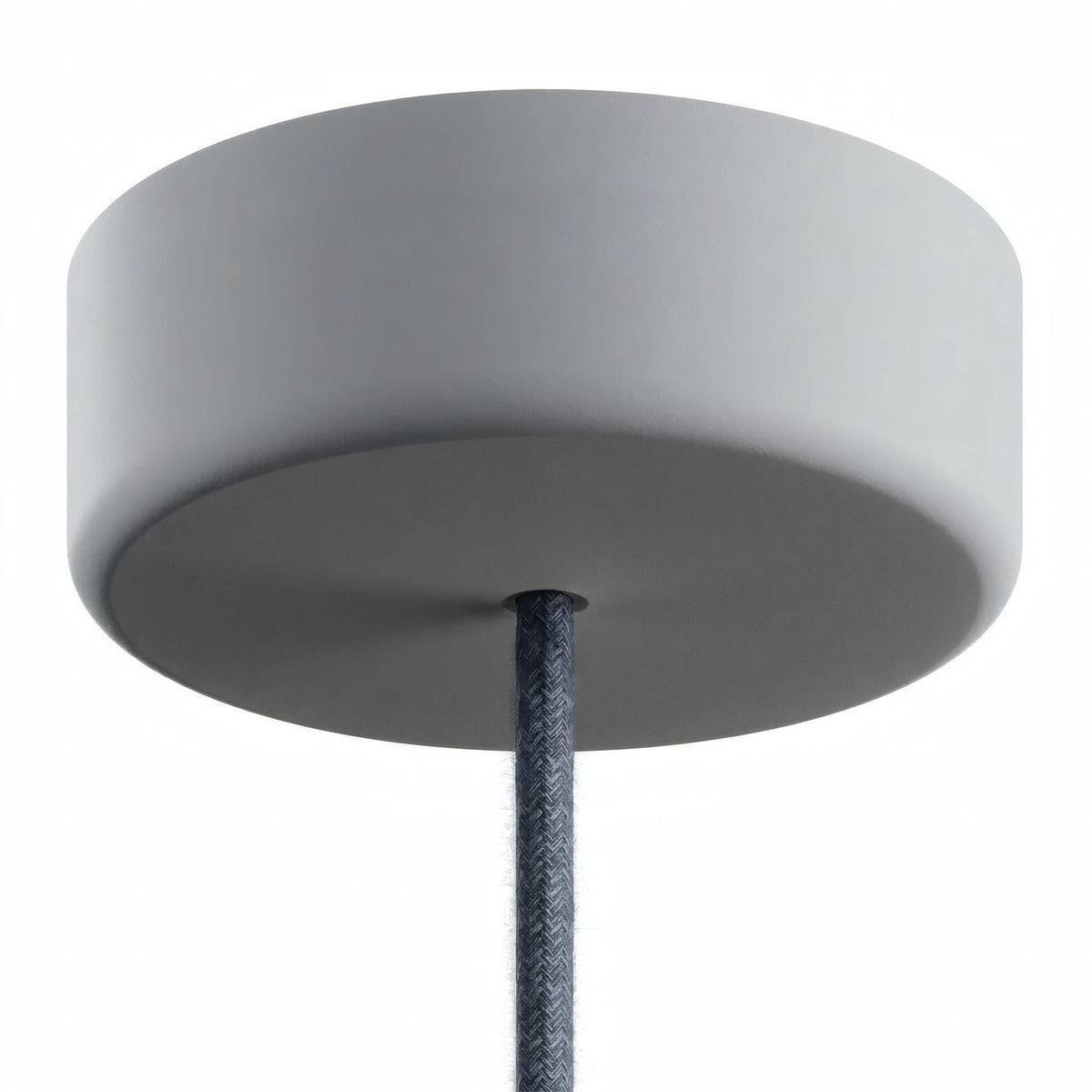 Silikonowa rozeta zewnętrzna IP65, Ø 125 mm — Szary lodowcowy