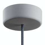 Silikonowa rozeta zewnętrzna IP65, Ø 125 mm — Szary lodowcowy