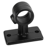 Support mural pour tube 27mm noir