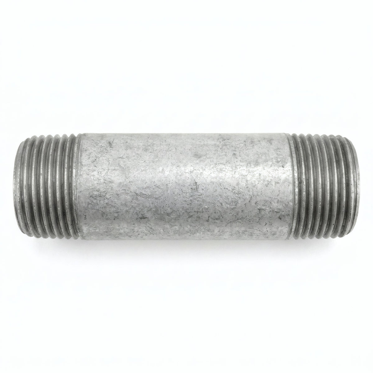 Tube 1'' - 26x34mm acier galvanisé - fileté - photo produit fond blanc 8