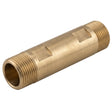 Tube d'attente mâle-mâle pour compteur d'eau en laiton CW617N BSP - vue isométrique 3/4