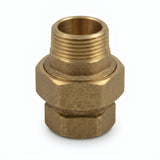 Union droite M/F conique laiton - photo produit fond blanc 3