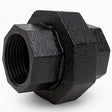 Raccord union peint en noir