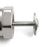 Visserie inox de fixation du bouton de meuble volant