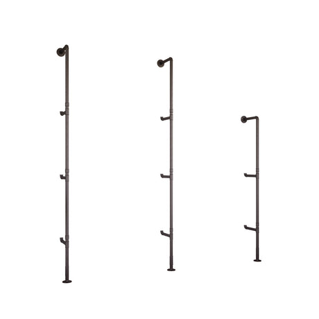 Kit montants étagères plomberie sur-mesure - structure en tuyaux et raccords de plomberie