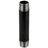 tube de plomberie noir en acier fileté 1/2''
