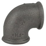 Coude petit rayon 90° F/F fonte noire - raccord coudé en fonte pour plomberie - vue 6