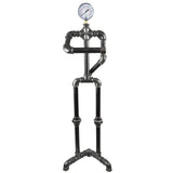 Dérouleur papier WC sur pied avec manomètre | Majordome - distributeur papier toilette sur pied style industriel