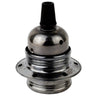 Czarna metalowa oprawka E27 do lampy