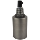 Douille métal gris E27 pour lampe plomberie 1/2''