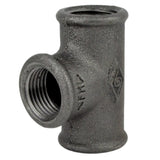 Té / T égal femelle fonte noire - raccord en té pour plomberie et déco industrielle - vue 5